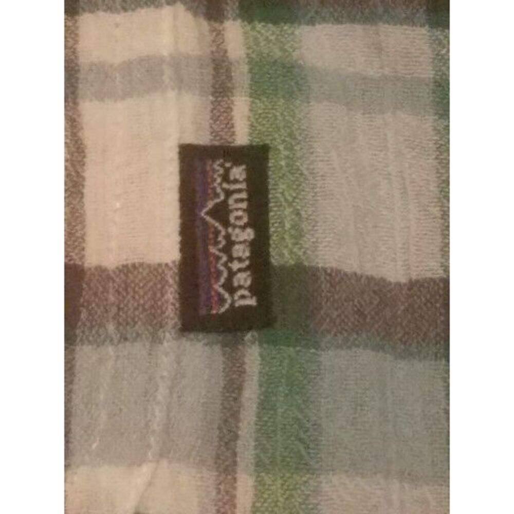 Patagonia Shirt Mens XL Organic Cotton Button Up Plaid Checkered Outdoor Flannel - Picture 4 of 4